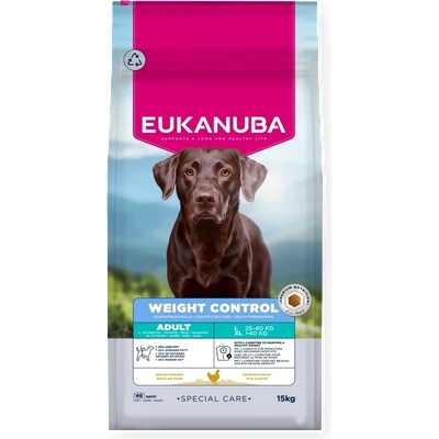 EUKANUBA Special Care Weight Control за възрастни кучета от големи породи, които се нуждаят от контрол на теглото 15 кг