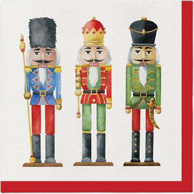 PAW Obrúsky AIRLAID Nutcracer's Soldiers 40x40 cm 12 ks