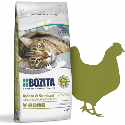 Bozita Indoor & Sterilised Kuře 2 kg