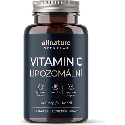 ALLNATURE Sportlab Lipozomální Vitamin C 500 mg 90 kapslí