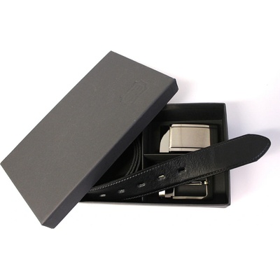 Penny Belts Set koženého opasku 35-020-22 a 4PS černý