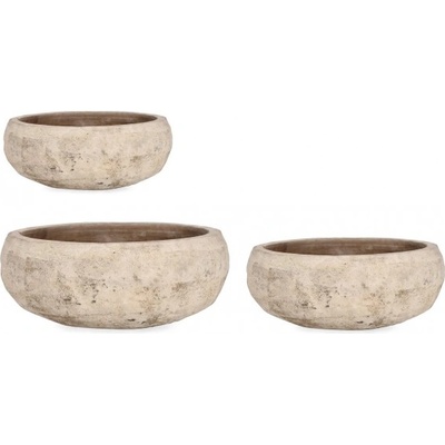 Bizzotto Комплект 3 бр. minh поставки за ваза - обгорена теракота ro (0792292)