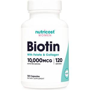 Nutricost Women Biotin, 120 капсули, Nutricost