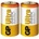 GP Batteries Алкална батерия gp ultra lr20 -2 бр. в опаковка- 1.5v gp-ba-13au21-sb2 (gp-ba-13au21-sb2)