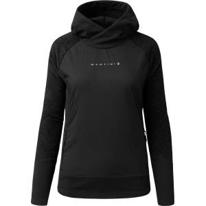 Martini Дамски поларен пуловер Martini Women's Wildtrack Rock IN Hybrid Hoodie Fleece jumper - Black / Black (105-8010-0115)