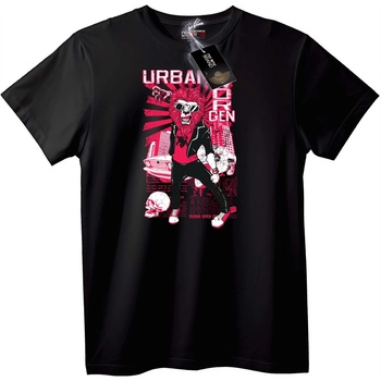 NOONEBRAND Тениска Градски Лъвски Череп - 2XL, Black