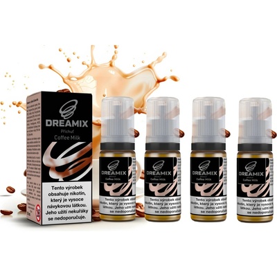 Dreamix Káva s mlékem 4 x 10 ml 3 mg