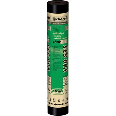 CHARVÁT Asfaltový protiradonový pás charBIT V60 S35 1x10 m 3,5 mm