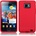 Samsung I9100 Galaxy S II Силиконов Калъф Червен + Протектор
