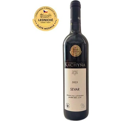 Vinařství Kachyňa Sevar suché červené 2023 13.5% 0,75 l (holá láhev)