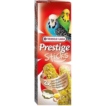 Versele-Laga Prestige Sticks Budgies Eggs & Oyster shells - стик за вълнисти папагали с яйца и черупки от стриди - 2x30gr