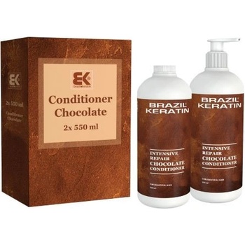 Brazil Keratin Intensive Repair Chocolate Conditioner 2 x 550 ml dárková sada