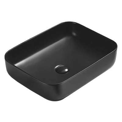 Mexen Carla мивка върху плот 50 x 39 см, черна мат - 21555085 (21555085)