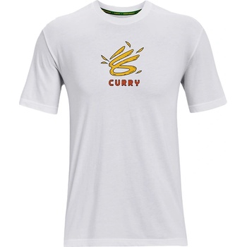 Image 1 of Under Armour x Curry Sesame Street Big Bird Tee White