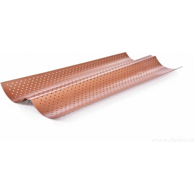 BIOPAN nepriľnavá perforovaná forma na bagety 38 cm