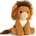 Keel Toys Eкологична плюшена играчка Keel Toys Keeleco - Лъв, 18 cm (SE6231)