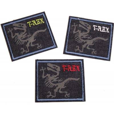 Aplikace nažehlovací 3092 Trex čtverec vel.5,5x5cm - zelená