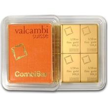Valcambi zlatý slitek CombiBar 10 x 1 oz
