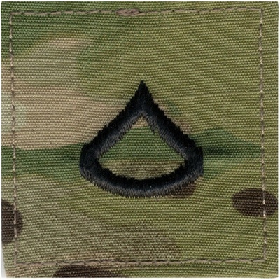 Nášivka hodnosti Private First Class VELCRO MULTICAM