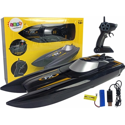 Lean Toys 9263 RC závodní motorový člun 2,4 GHz, dosah 50 m 1:47