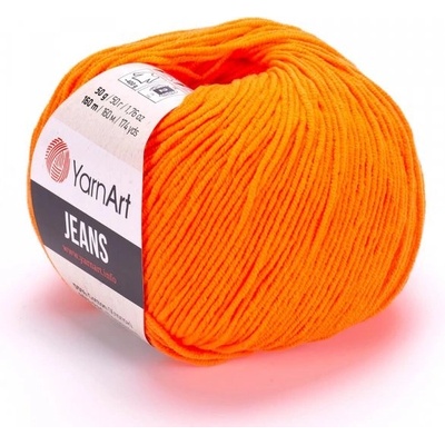 Jeans 77, neonově oranžová