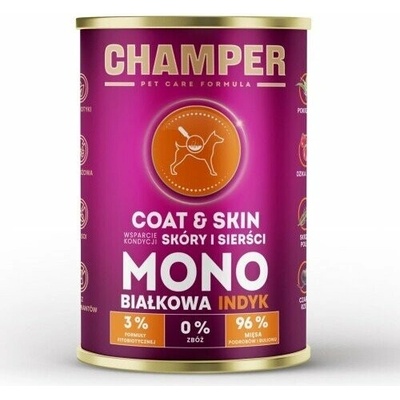 Champer Coat & Skin Monoprotein Salmon 400 g