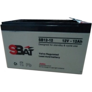S Bat Акумулаторна батерия SBat SBAT12-12, 12V, 12Ah, VRLA (SBAT12-12)