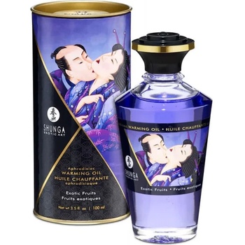 Масажно масло със затоплящ ефект, екзотични плодове - Aphrodisiac Oils 100ml (SHUNGA0153)