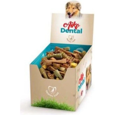 Cobbys Pet Aiko Dental Brush medium zubní kartáček 9,5 cm 80 ks