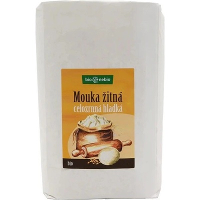 Bio Nebio Mouka žitná celozrnná hladká BIO 1000 g