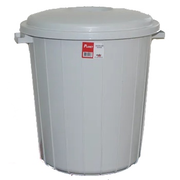 Image 1 of PLANET PLANET-Кош за смет 25Lt. СИВ 34, 5x34, 5x36, 3cm. (UP 108) (013316)