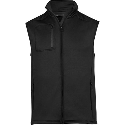 TEE JAYS tj9104 / Мъжки елек от еластичен полар - черен xs (18910400200)