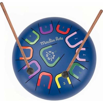 Moulin Roty Perkusný hudobný nástroj Tongue drum uni