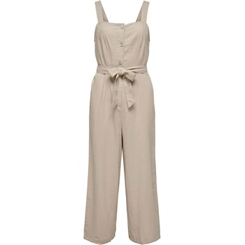 ONLY Гащеризон Only Caro Linen sleeveless jumpsuit - Beige (Oxford Tan)