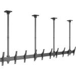 Multibrackets Професионална таванна стойка за 5 дисплея Multibrackets M Ceiling Mount Pro MBC5X1U VESA 600, 40"-65", VESA 600x400, макс. 30 кг/дисплей, черна (MB-5360)