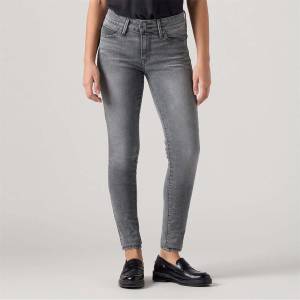 Levi's Дънки Levis 711 Double Button Skinny-Fit Jeans - Light Grey