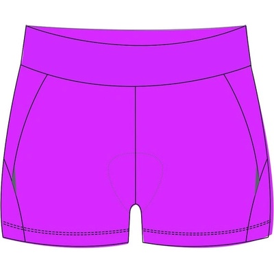 Silvini dámské sportovní šortky Lugana WP2051 fuchsia