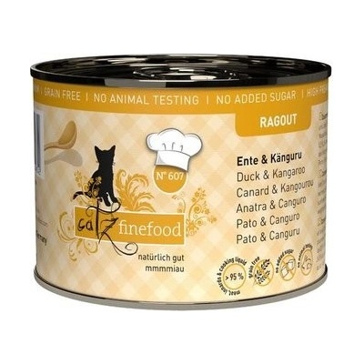Catz Finefood Ragout No.607 s kachním a klokaním masem 190 g