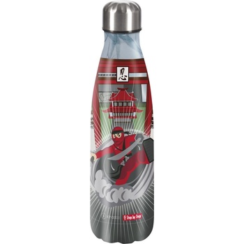 Step By Step Izolovaná fľaška na nápoj z nerezovej ocele 500 ml Ninja Yuma