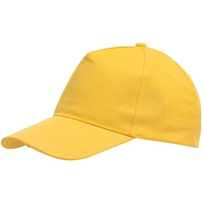 Päťpanelová zapínanie na suchý zips žltá