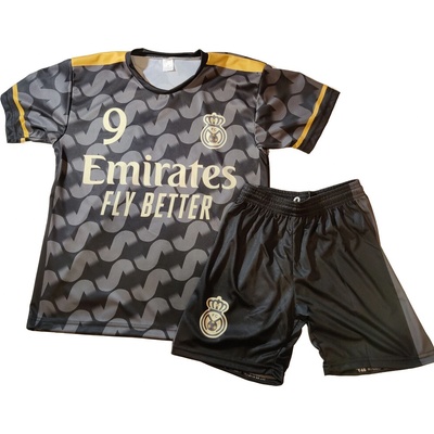 dresyonline dres MBappé Real Madrid komplet čierny