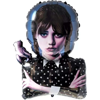 Chaks Chaks MYLAR BALLOON WEDNESDAY SHAPE WEDNESDAY © 39CM X 89.4CM