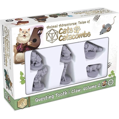 Steamforged Games Animal Adventures: Cats & Catacombs Questing Tooth & Claw: Volume 2