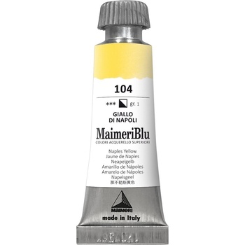 Maimeri Blu Акварелна боя Naples Yellow 104 12 ml 1 бр (M1609104)