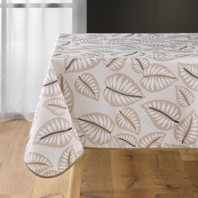 Douceur d`Interieur Čtvercový polyesterový ubrus s potiskem ALMA interiérový design 150x150 cm