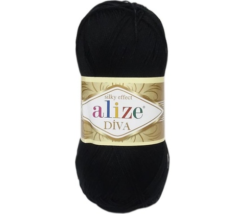 Alize Diva 60 čierna