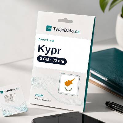 eSIM Kypr 5 GB / 29 dní