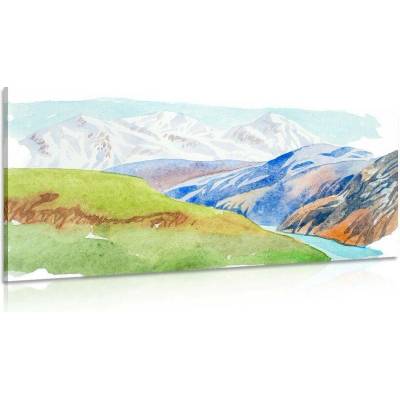 Obraz letní horská scenérie - 100x50