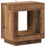 vidaXL Странична маса Старо дърво 60 x 40 x 65 см Инженерна дървесина (899901)