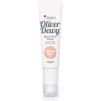 theBalm Oliver Dewy Face Drops tekutý rozjasňovač Peachy Keen 28 ml